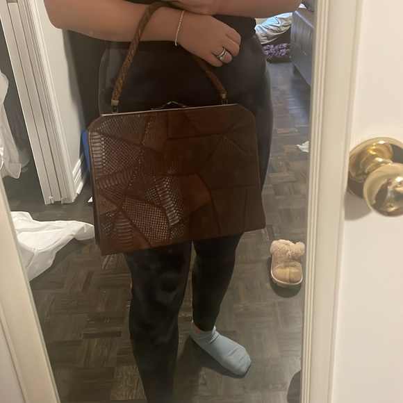 House of Harlow snake embossed bag - Picture 4 of 5